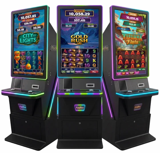 Three Foxfire cabinets