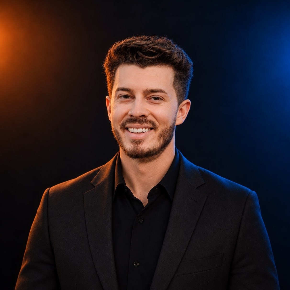 Portrait of Cole Stevenson, Vice President of Sales and Marketing at Foxfire Games